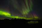 Aurora Borealis, the mystical night lights of the far north Art Print